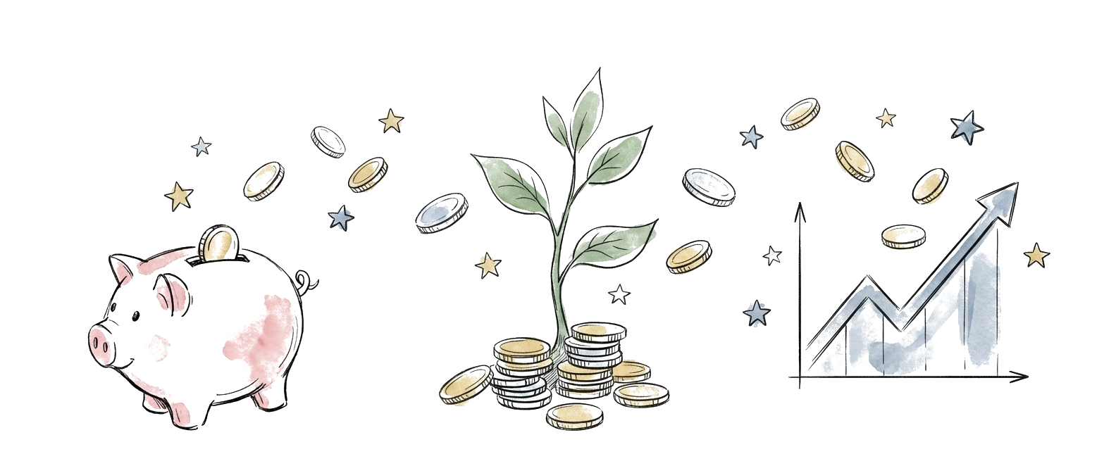 De beleggingsreis: van spaarvarkentje, via een ETF-mandje, naar een bloeiende geldboom